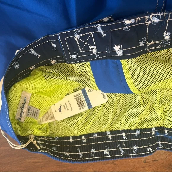 NWT Tommy Bahama Baha Harbor Swimsuit trunks size 1xl colbalt blue men’s… - Picture 4 of 4